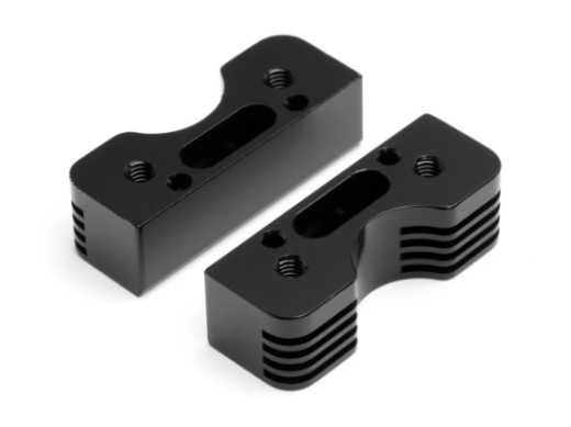 HPI-101771 HPI CNC Engine Cooling Mount Set Trophy Series (Black) [101771]