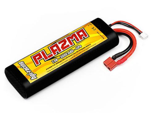 HPI-101940 HPI Plazma 7.4V 3000mAh 20C Lipo Round Case Stick Pack 22.2Wh [101940]