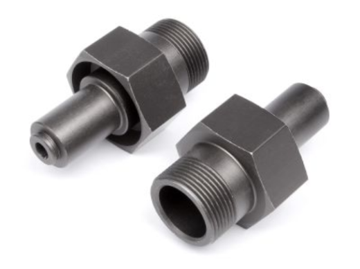 HPI-102156 HPI 24mm Front Hex Hub (Gunmetal/2Pcs) [102156]