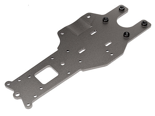 HPI-102169 HPI Rear Chassis Plate (Gunmetal) [102169] HPI