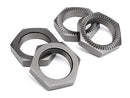 HPI-102216 HPI Wheel Nut 24mm (Gunmetal/4Pcs) [102216] HPI