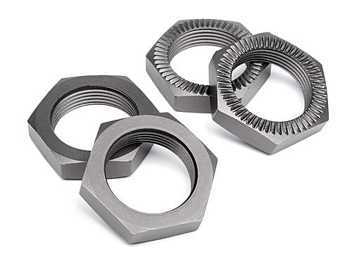 HPI-102216 HPI Wheel Nut 24mm (Gunmetal/4Pcs) [102216]