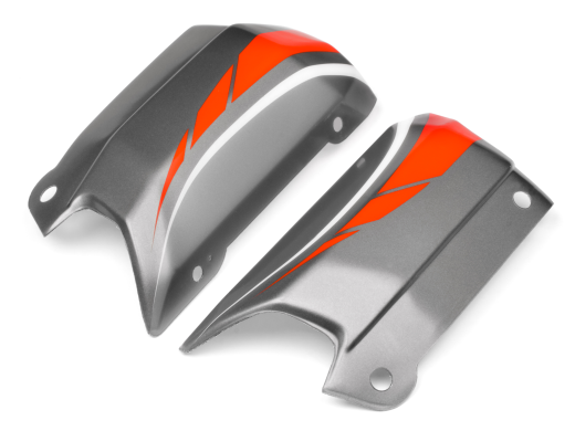 HPI-102230 HPI 102230 BAJA 5B BUGGY PAINTED BODY LOWER (GRAY/WHITE/RED)