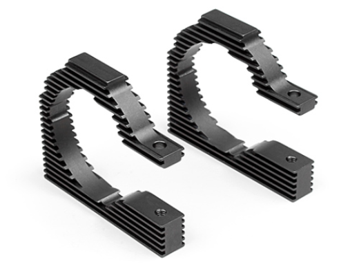 HPI-102401 HPI 102401 HEAVY DUTY HEATSINK MOTOR MOUNTS 10MM (40MM/GRAY/2PCS)