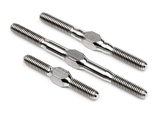 HPI-102456 HPI 102456 TITANIUM TURNBUCKLE SET (SILVER/CYBER10B)