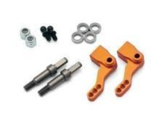 HPI-103023 HPI 103023 ALUMINIUM STEERING KNUCKLE SET (FOAM TIRE/ORANGE) HPI