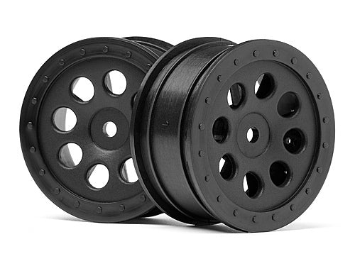 HPI-103039 HPI ST-8 Wheel Black (0mm Offset/2Pcs) [103039]