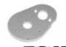 HPI-103374 HPI Motor Plate 3.0mm (7075/Silver) [103374] HPI