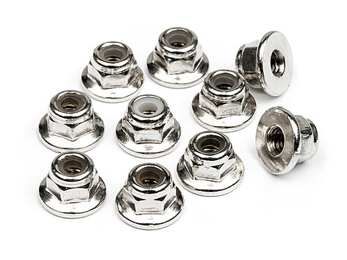 HPI-103671 HPI Flanged Lock Nut M3 (10Pcs) [103671]