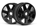 HPI-103677 HPI V7 Wheel Black (42X83mm/2Pcs) [103677] HPI