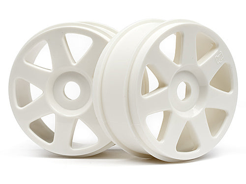 HPI-103678 HPI V7 Wheel White (42X83mm/2Pcs) [103678]