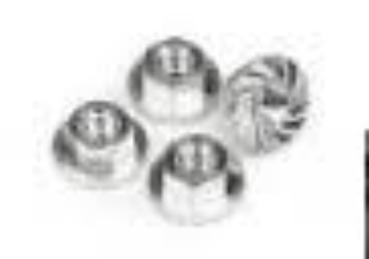 HPI-103908 HPI Serrated Flange Nut M4X10.8mm (4Pcs) [103908] HPI