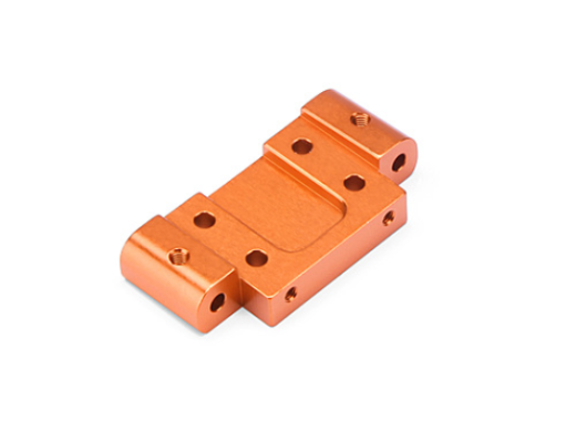HPI-104867 HPI Aluminum Front Suspension Arm Mount (3 Deg/Orange) [104867] HPI