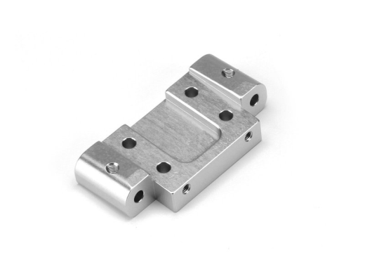 HPI-104869 HPI Aluminum Front Suspension Arm Mount (5 Deg/Silver) [104869] HPI