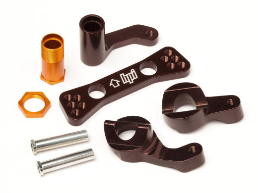 HPI-104891 HPI 104891 High Performance Alum. Steering Rack Set (Brown)