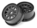 HPI-104971 HPI TR-10 Wheel Black (120X65mm/-10mm Offset) [104971] HPI