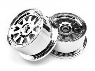 HPI-104973 HPI TR-10 Wheel Chrome (120X60mm/-4mm Offset) [104973] HPI