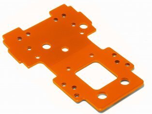 HPI-105892 HPI Bulkhead Lower Plate 2.5mm (Orange) [105892]