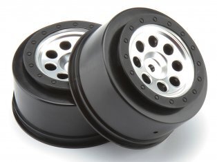 HPI-106189 HPI Mk.8 V2 Wheel Matt Chrome (4.5mm Offset/2Pcs) [106189]