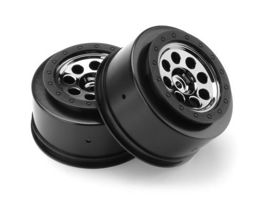 HPI-106191 HPI Mk.8 V2 Wheel Black Chrome (4.5mm Offset/2Pcs) [106191] HPI
