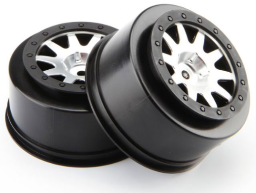 HPI-106200 HPI Mk.10 V2 Wheel Matt Chrome (4.5mm Offset/2Pcs) [106200]