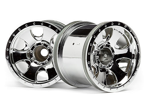 HPI-106722 HPI Warlock Wheel Chrome (2.2In/2Pcs) [106722]