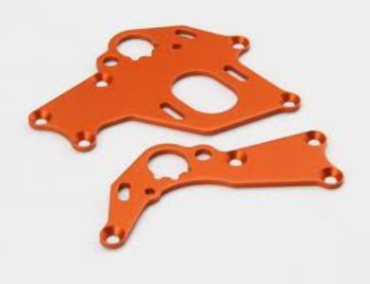 HPI-106838 HPI Motor Mount Set (Left/Right/Orange) [106838]