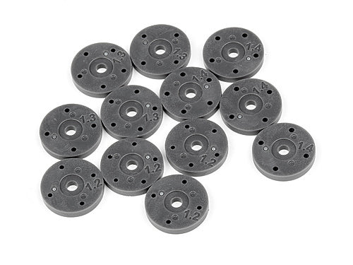 HPI-107367 HPI 4 And 5 Hole Shock Piston Set (1.2,/1.3/1.4mm) [107367]