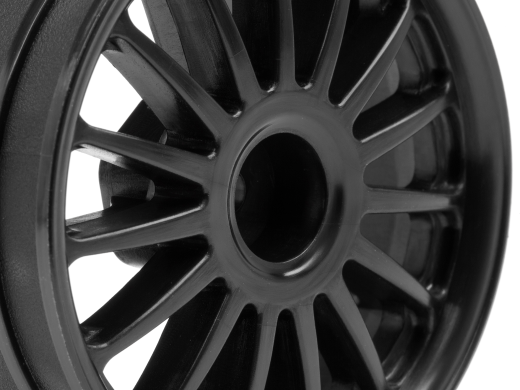 HPI-107972 HPI WR8 Tarmac Wheel Black (2.2"/57X35mm/2Pcs) [107972]