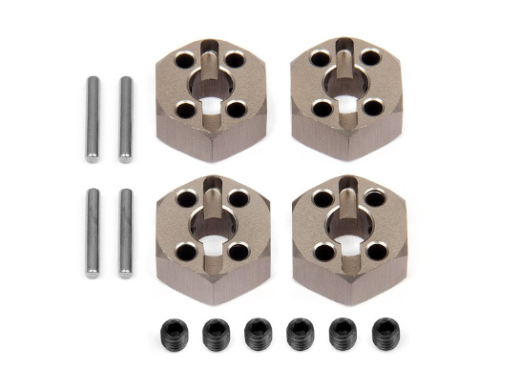 HPI-108020 HPI Aluminum Locking Hex Wheel Hub (12mm/4Pcs) [108020]