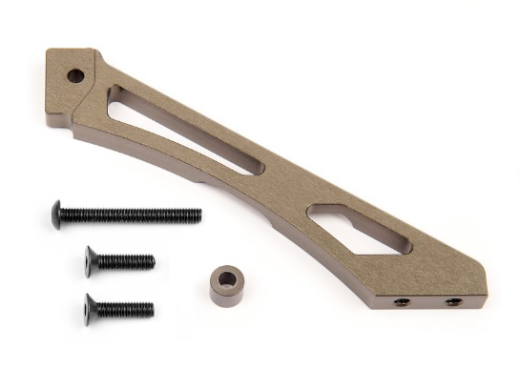 HPI-108024 HPI Aluminum Rear Brace (Hard Anodized) [108024]