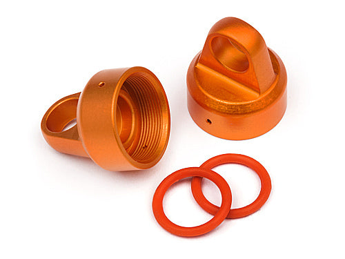 HPI-108070 HPI Aluminum Top Shock Cap (Orange/2Pcs) [108070]
