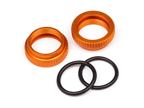 HPI-108072 HPI Aluminum Shock Adjuster (Orange/2Pcs) [108072] HPI
