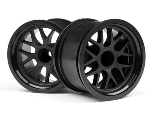 HPI-109155 HPI BBS Spoke Wheel 48X34mm Black (14mm Offset/2Pcs) [109155] HPI