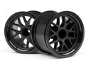 HPI-109155 HPI BBS Spoke Wheel 48X34mm Black (14mm Offset/2Pcs) [109155] HPI