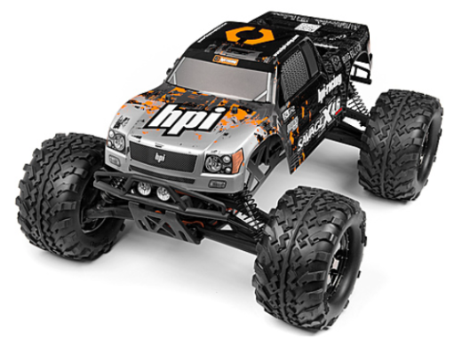 HPI-109883 HPI Nitro GT-3 Truck Painted Body (Silver/Black) [109883]