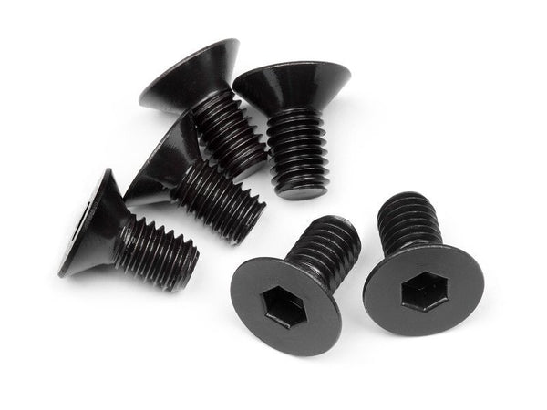 HPI-109919 HPI Flat Head Screw M6X12mm (Hex Socket/6Pcs) [109919]