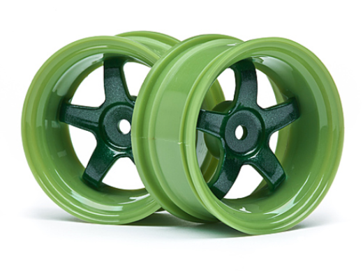 HPI-111091 HPI Work Meister S1 Wheel Green (6mm Offset/2Pcs) [111091]