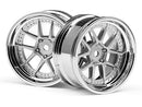 HPI-111276 HPI DY-Champion 26mm Wheel (Chrome/Silver/6mm Os/2Pcs) [111276] HPI