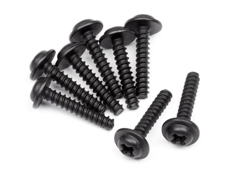 HPI-111298 HPI TP. Flanged Screw M3X15mm (8Pcs) [111298] HPI