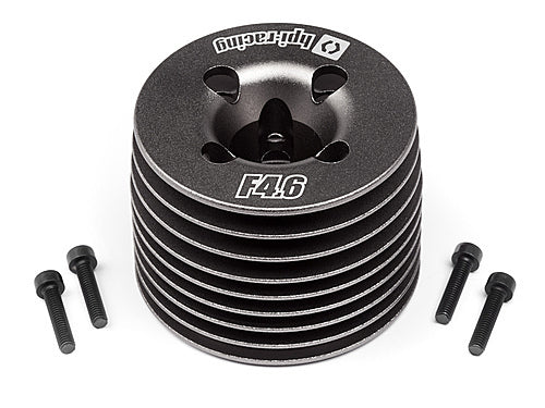 HPI-111605 HPI Aluminum Heatsink Head (Gunmetal/F4.6 V2) [111605]