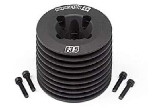 HPI-111609 HPI Aluminum Heatsink Head (Black/F3.5 V2) [111609]