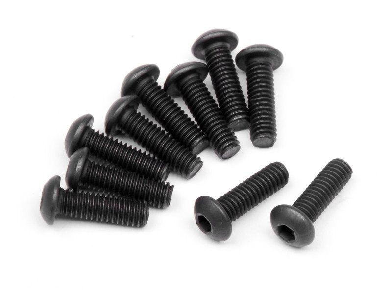 HPI-112738 HPI Button Head Screw M2.5X8mm (Hex Socket/10pcs) [112738]