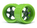 HPI-112817 HPI Work Meister S1 Wheel Green (Micro RS4/4Pcs) [112817] HPI
