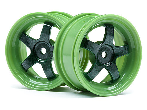 HPI-113095 HPI Work Meister S1 Wheel Green 26mm (0mm Os/2Pcs) [113095]