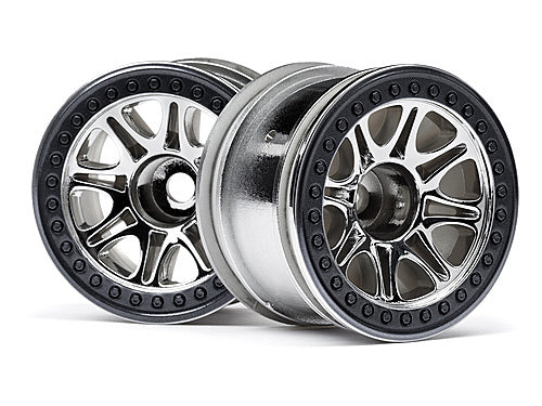 HPI-113336 HPI Split 8 Truck Wheel (Chrome/2Pcs) [113336] HPI