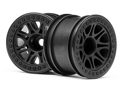 HPI-113337 HPI Split 8 Truck Wheel (Black/2Pcs) [113337] HPI