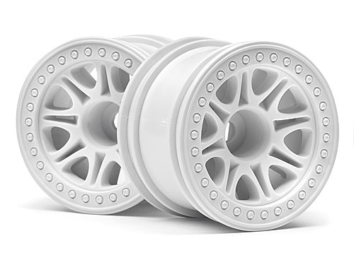 HPI-113339 HPI Split 8 Truck Wheel (White/2Pcs) [113339] HPI