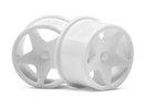 HPI-114286 HPI Q32 Super Star Wheel Set F/R (White/18X10/18X14/4Pcs) [114286] HPI