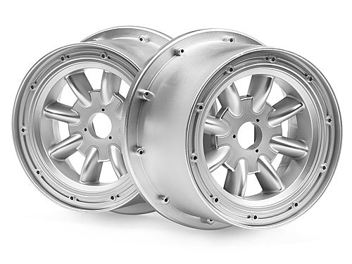 HPI-115766 HPI ML-8 Wheel Silver (120X75mm/2pcs) [115766]